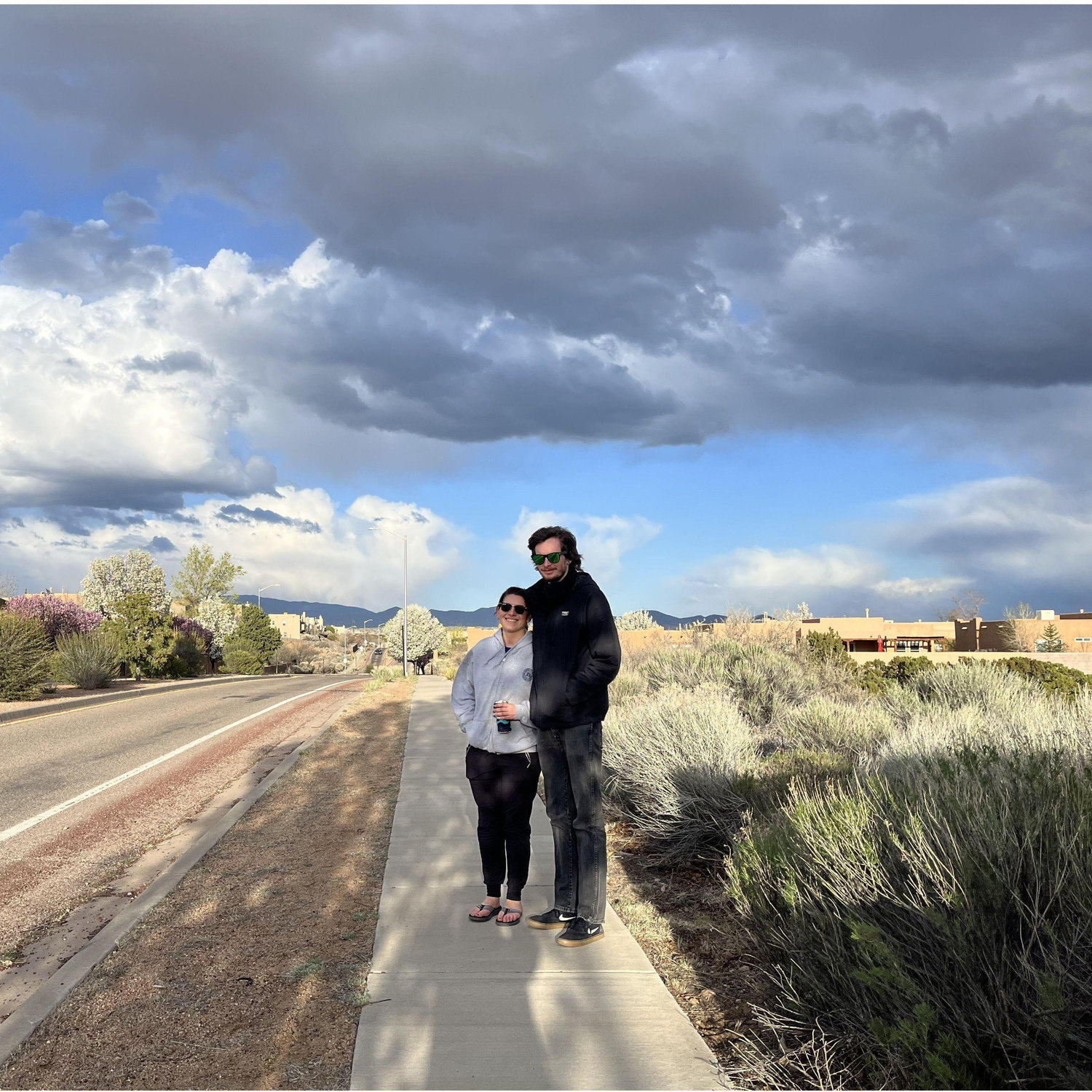 Pretty walk in Santa Fe