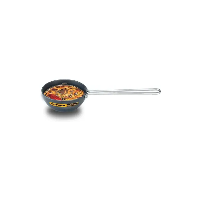 Hawkins Futura 2c Hard Anodized Spice Heating Pan: Gray Aluminum Grill Pan, Gas Compatible, Hand Wash, 1-Year Warranty