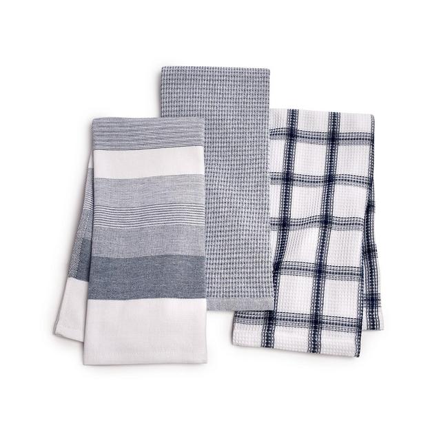 The Cellar Core 3-Pc. Cotton Blue Towel Set, Created for Macy's