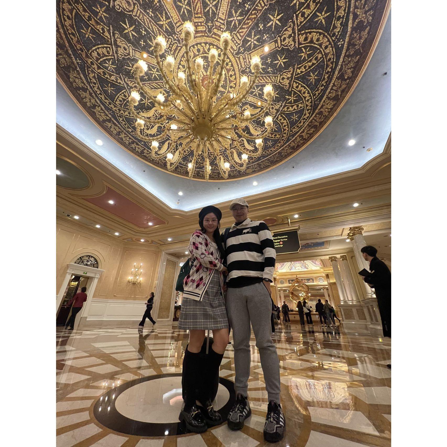 In Macau, China for Alan's 32nd birthday