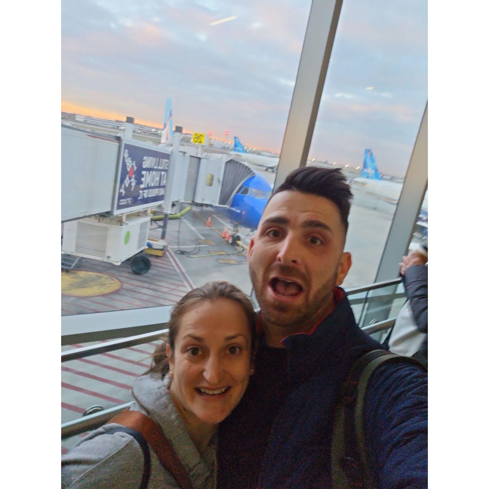 On our way to St. Martin!