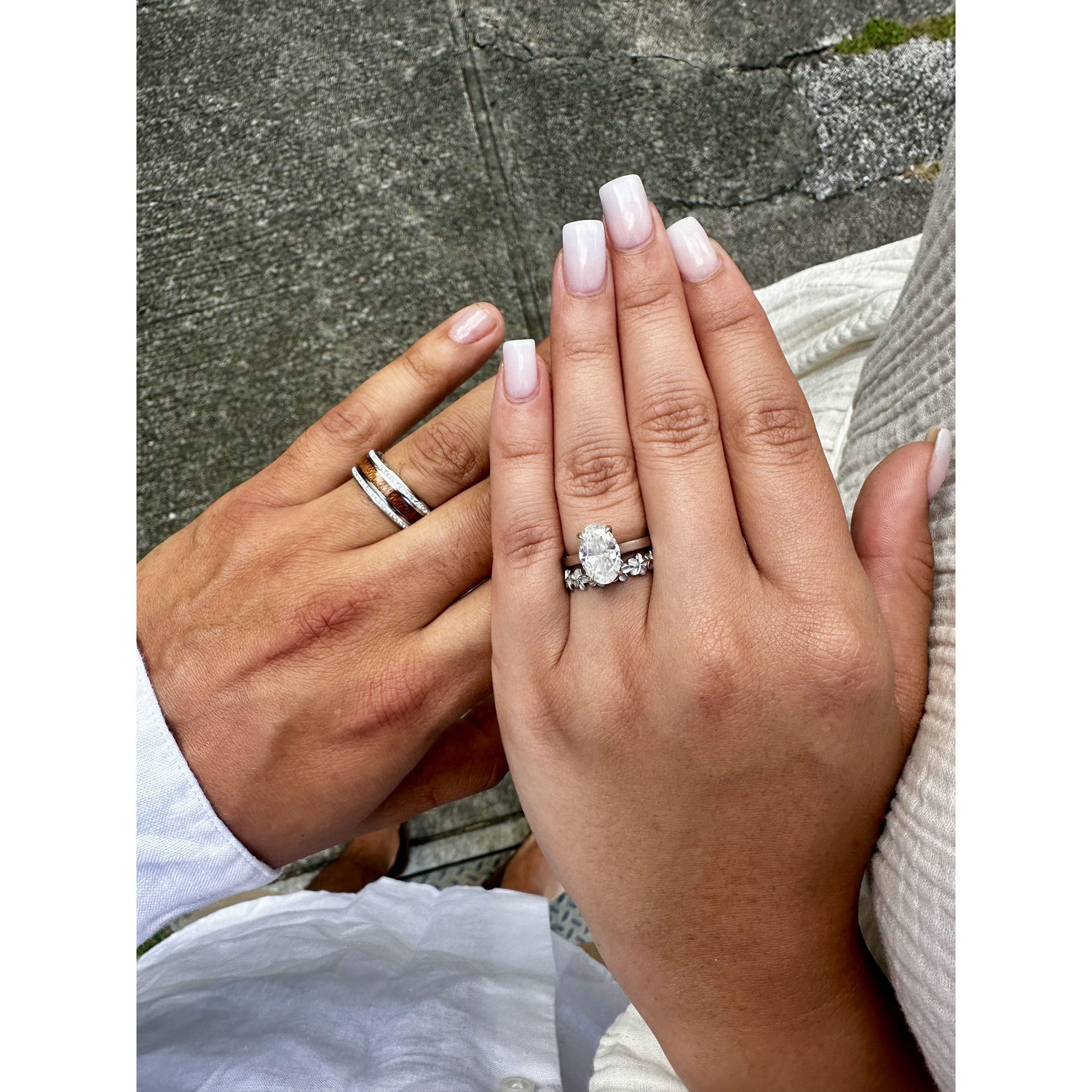 We found these rings the day before in North Shore and thought they were perfect