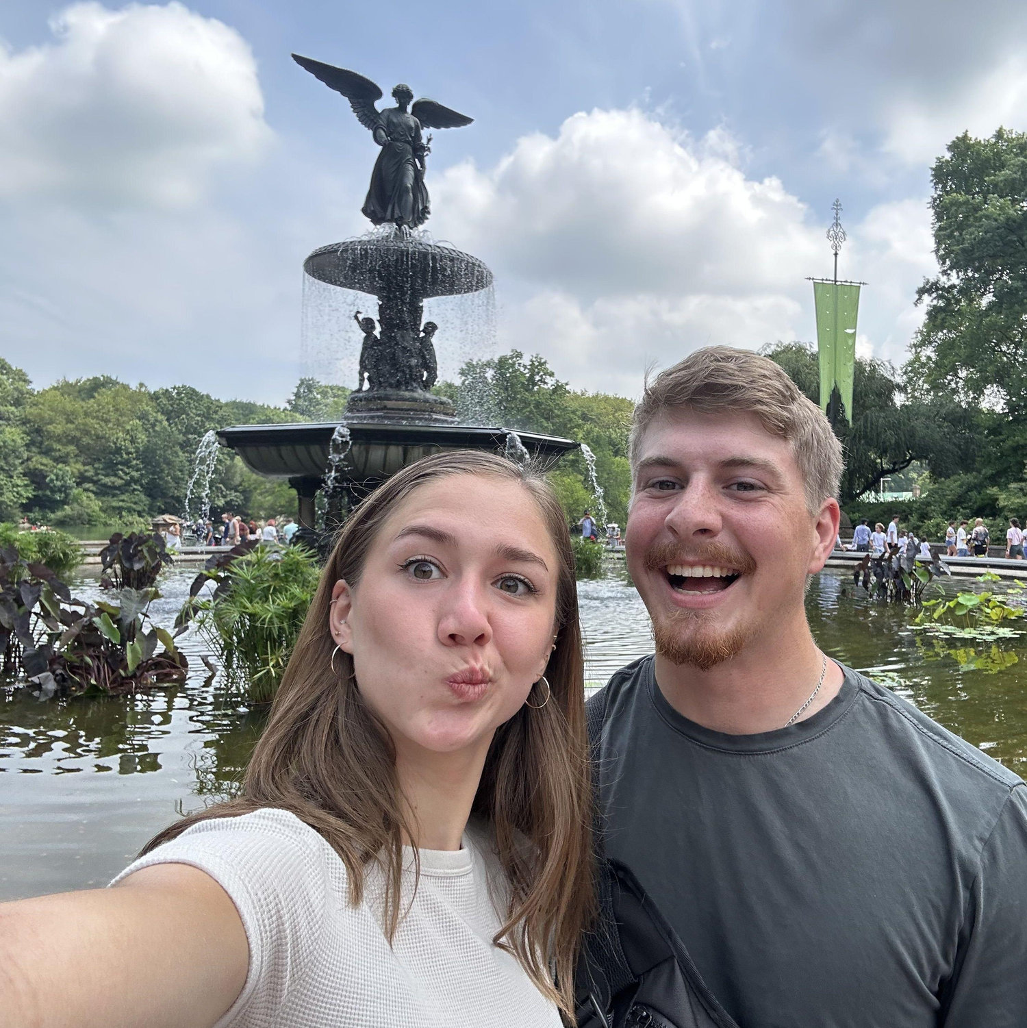 Central Park where we met Mochi the Corgi