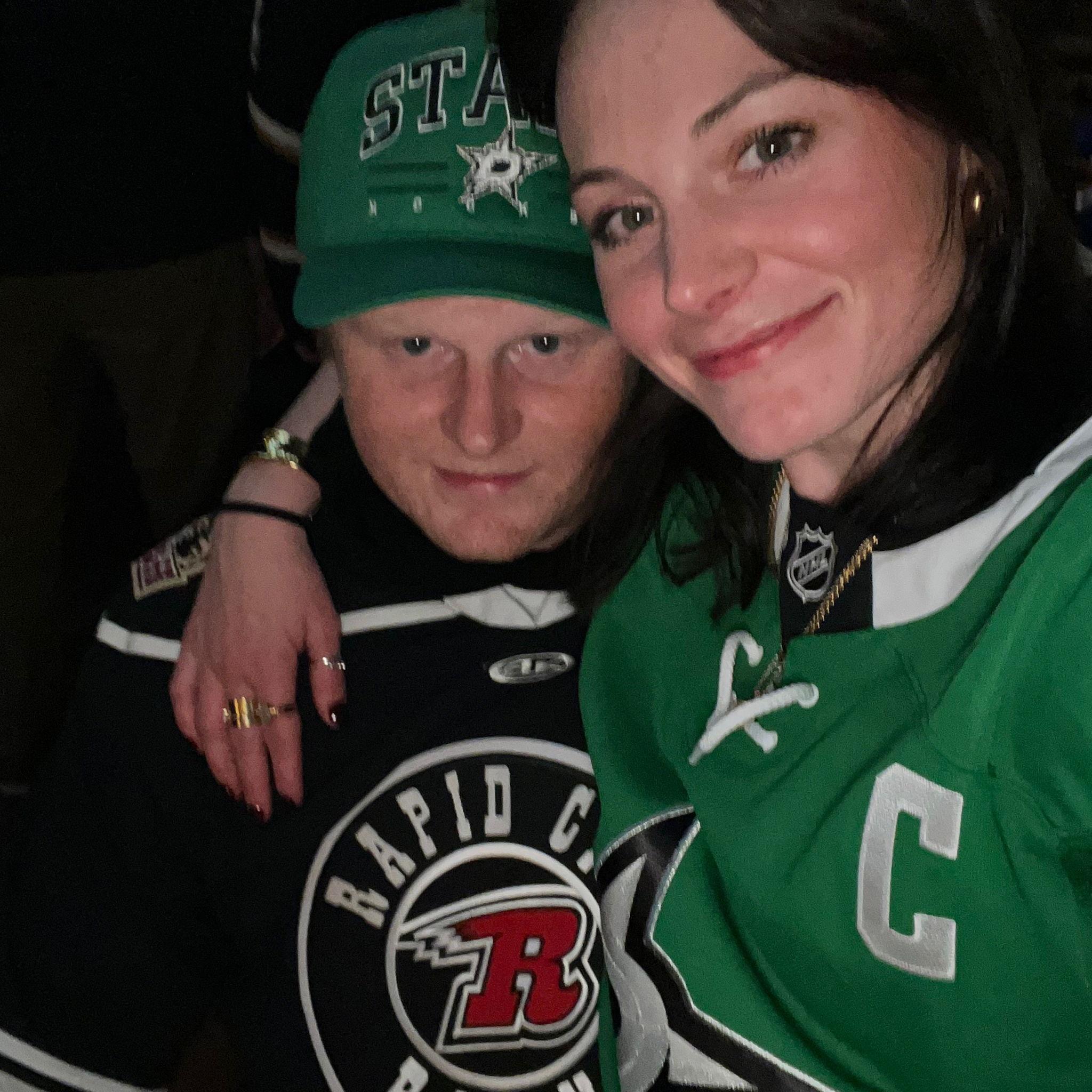 December 2024: our first Dallas Stars hockey game