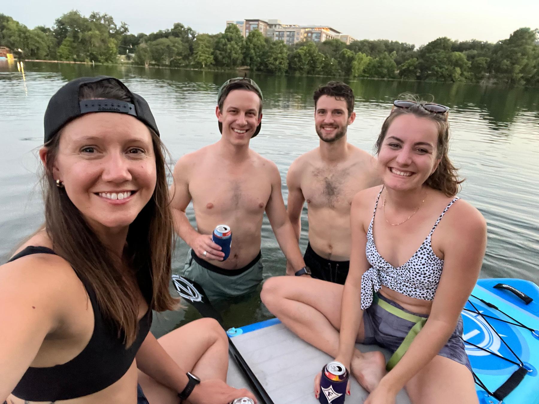 June 2022: Visiting our friends in Austin! Lindsay is forever thankful they hosted her multiple times while they lived in Greenville.