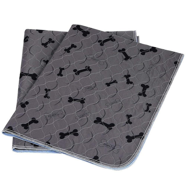 Washable Dog Pee Pads with Free Grooming Gloves,Non Slip Dog Mats with Great Urine Absorption,Reusable Puppy Pee Pads for Whelping,Potty,Training,Playpen