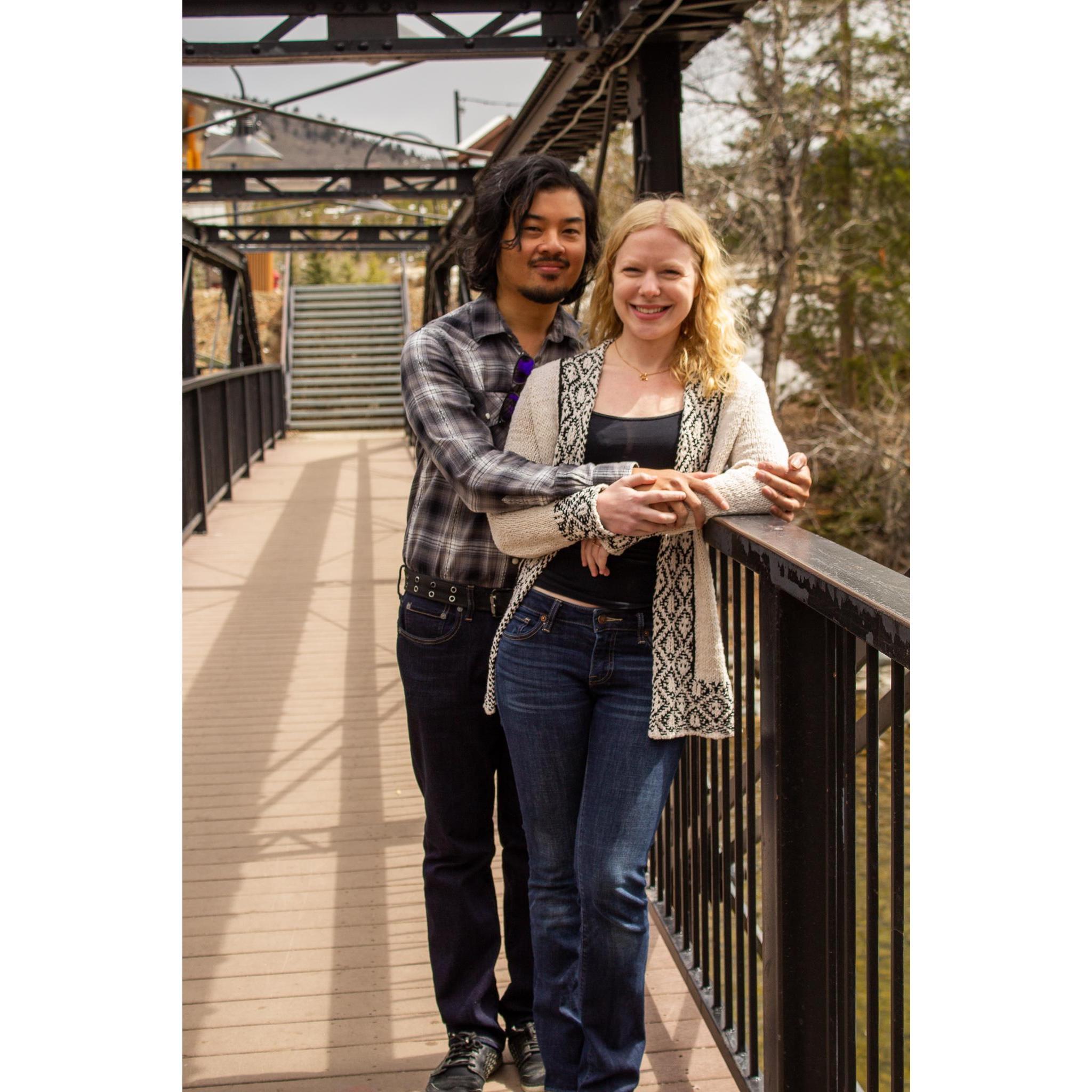 Taken on the bridge near the coffee shop.