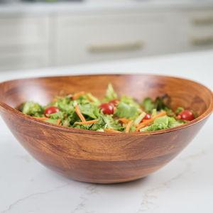 Cherry Finished Salad Bowl