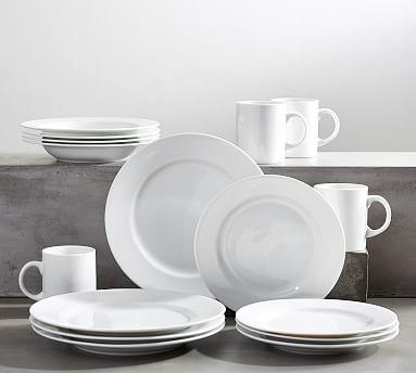 PB Classic Rim 16-Piece Dinnerware Set