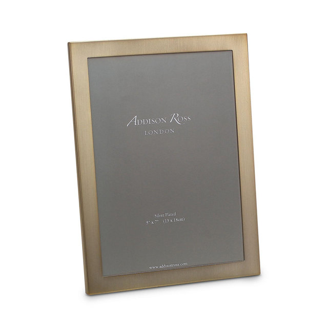Addison Ross Thin Matte Gold Picture Frame, 8" x 10"