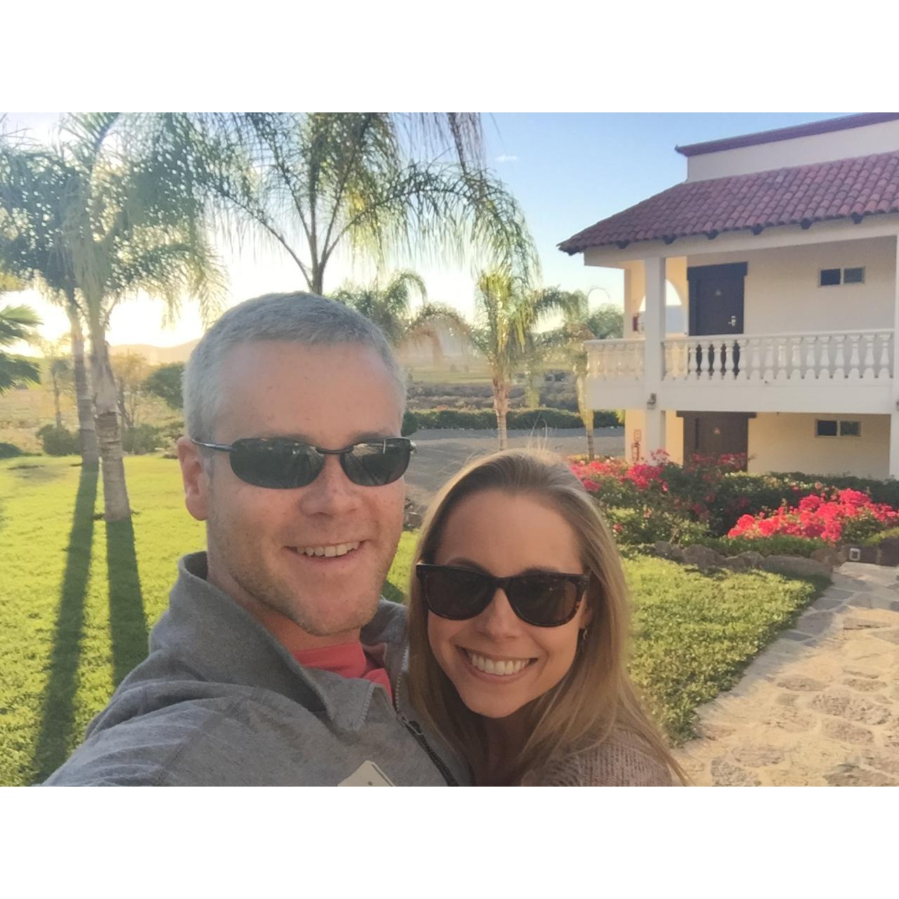 November 2015 - Hacienda Guadalupe on our first trip to the Valle de Guadalupe :)