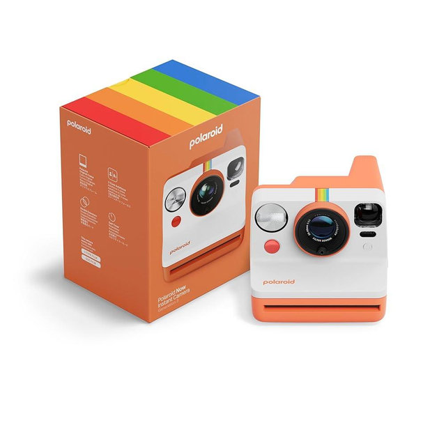 Polaroid Now 3rd Generation I-Type Instant Film Camera - Coral - Camera Only No Film (9156)