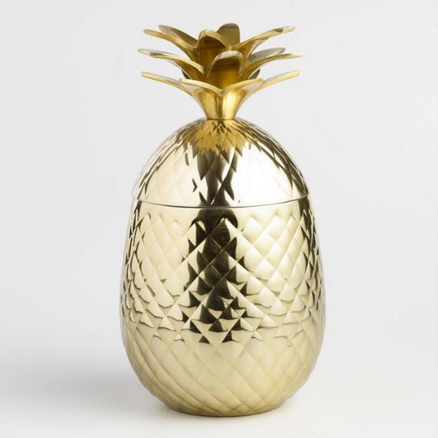 Gold Pineapple Ice Bucket