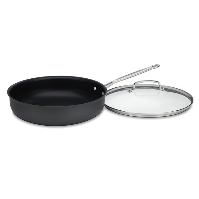 Cuisinart Chef's Classic™ Nonstick Classic Hard Anodized 12" Deep Fry Pan w/Cover