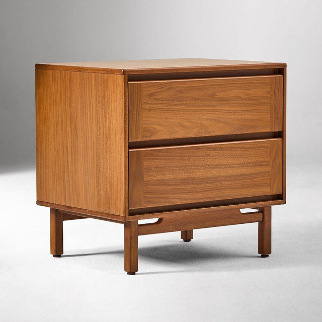 Parquet 24 Nightstand, Cool Walnut