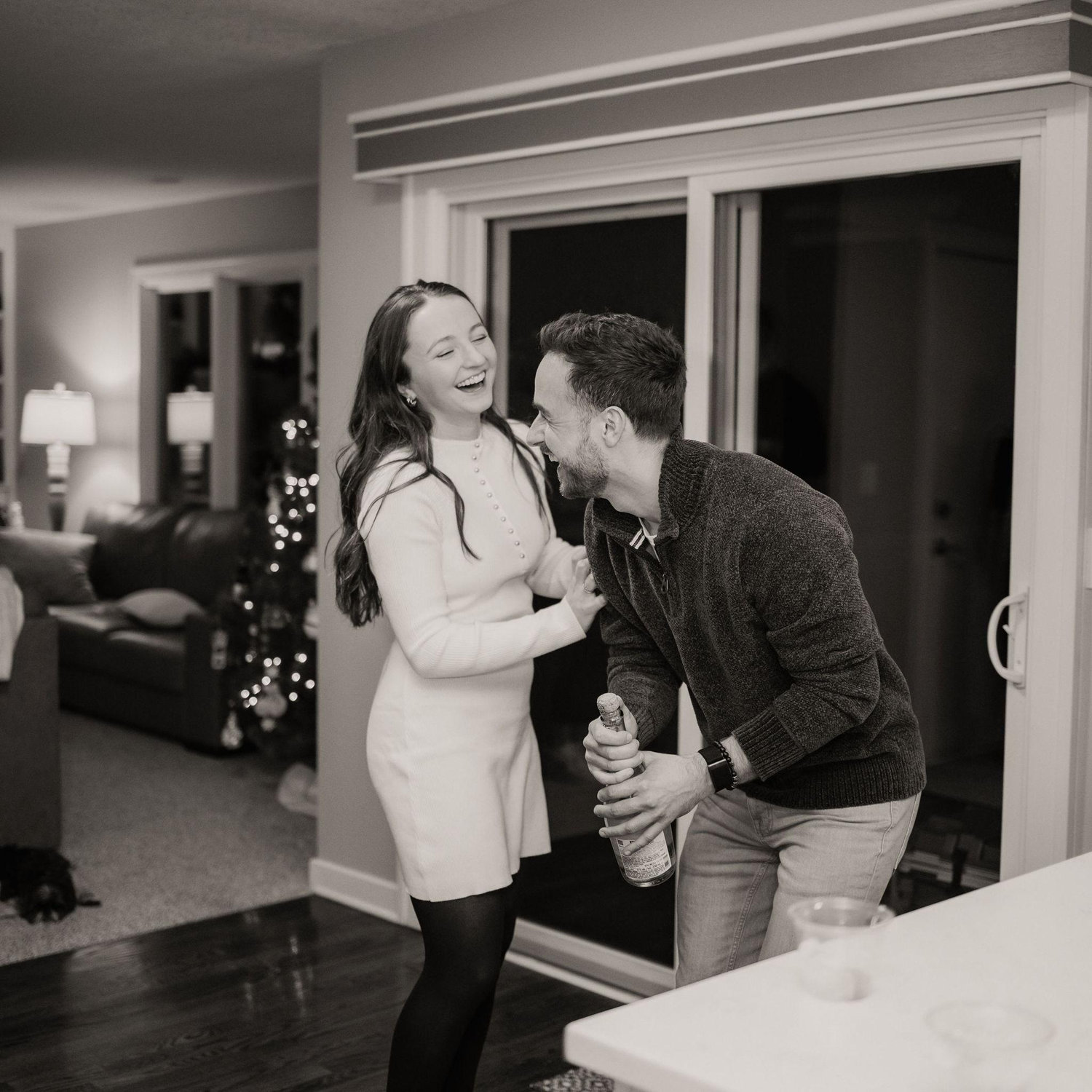 We celebrated our engagement with family and friends, and it was so much fun!