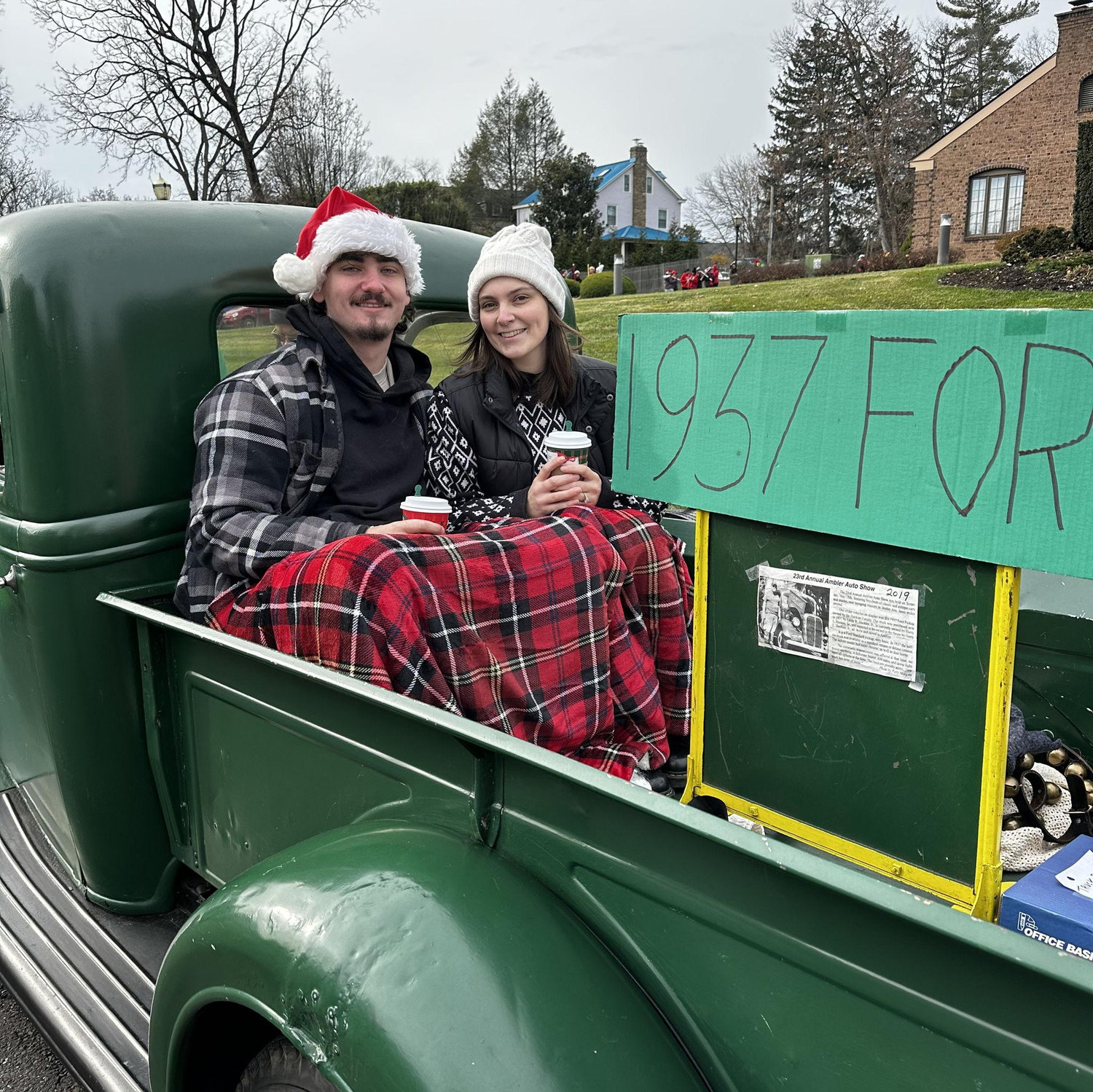 First (and last) Christmas as fiancées!