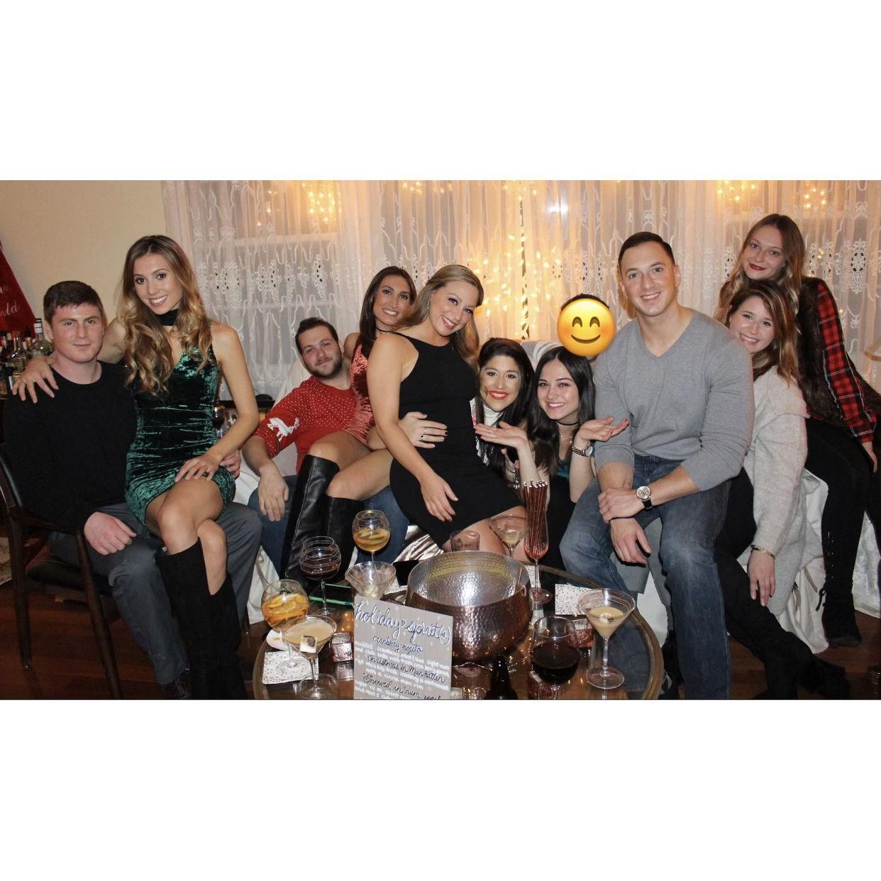 One of many family Campisi Christmas parties!