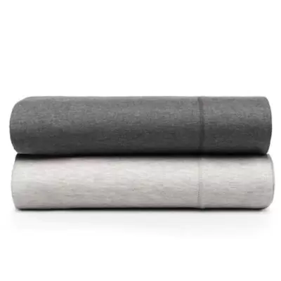 Calvin Klein Modern Cotton Body Solid King Fitted Sheet in Grey