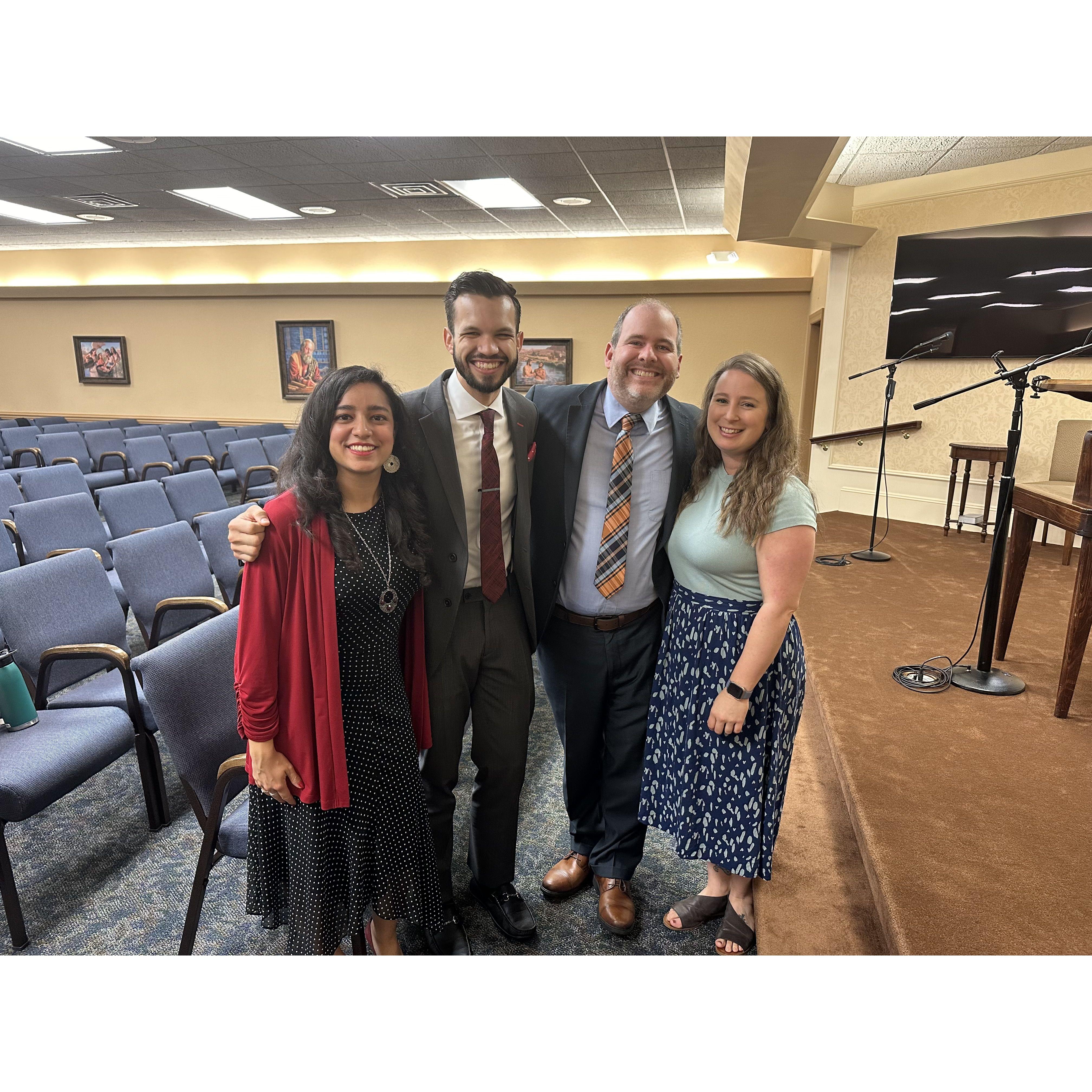 Alexis first visits Cassidy's Kingdom Hall