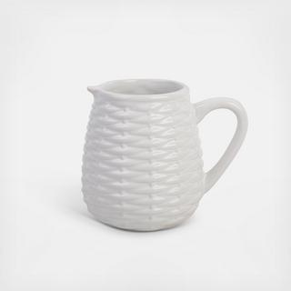 Embossed Weave Creamer Jug
