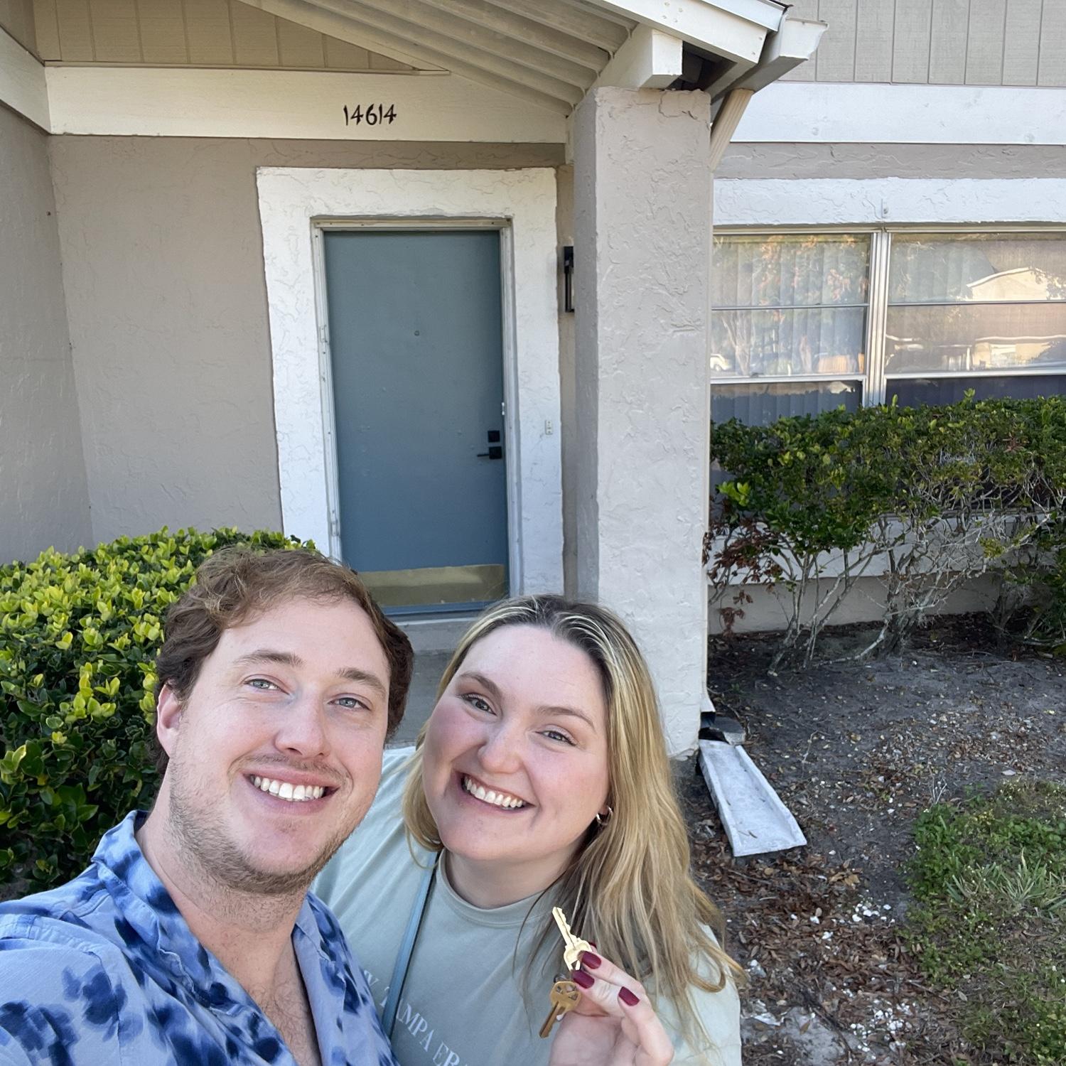 The day we purchased our first home! November 2024.