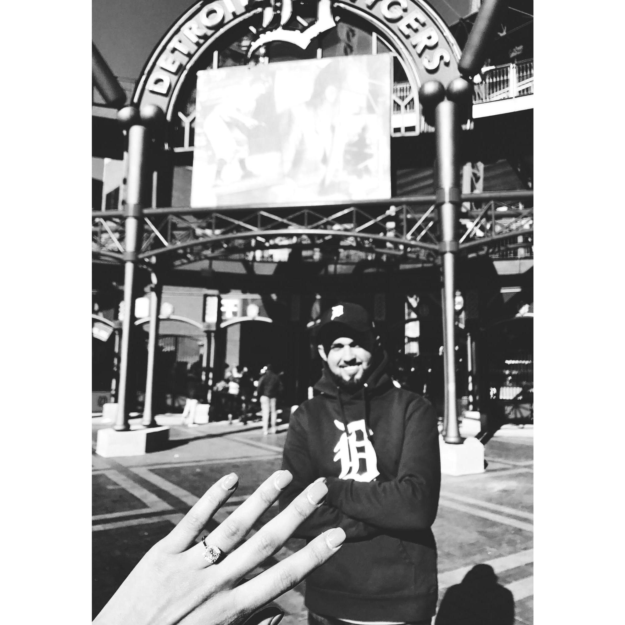 Detroit Tigers Opening Day 
April 7, 2017
I SAID YESSS!!