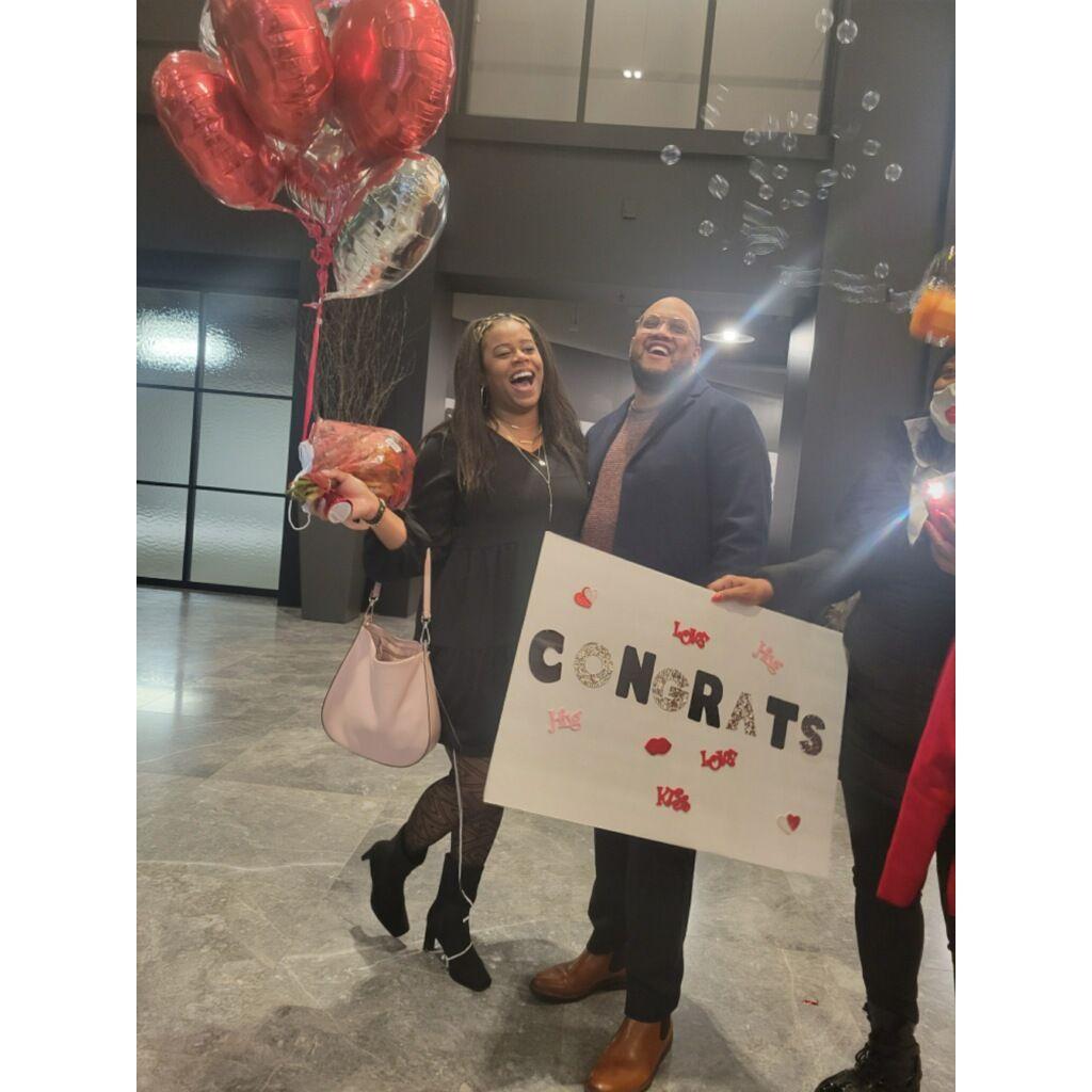 The night Anthony proposed!