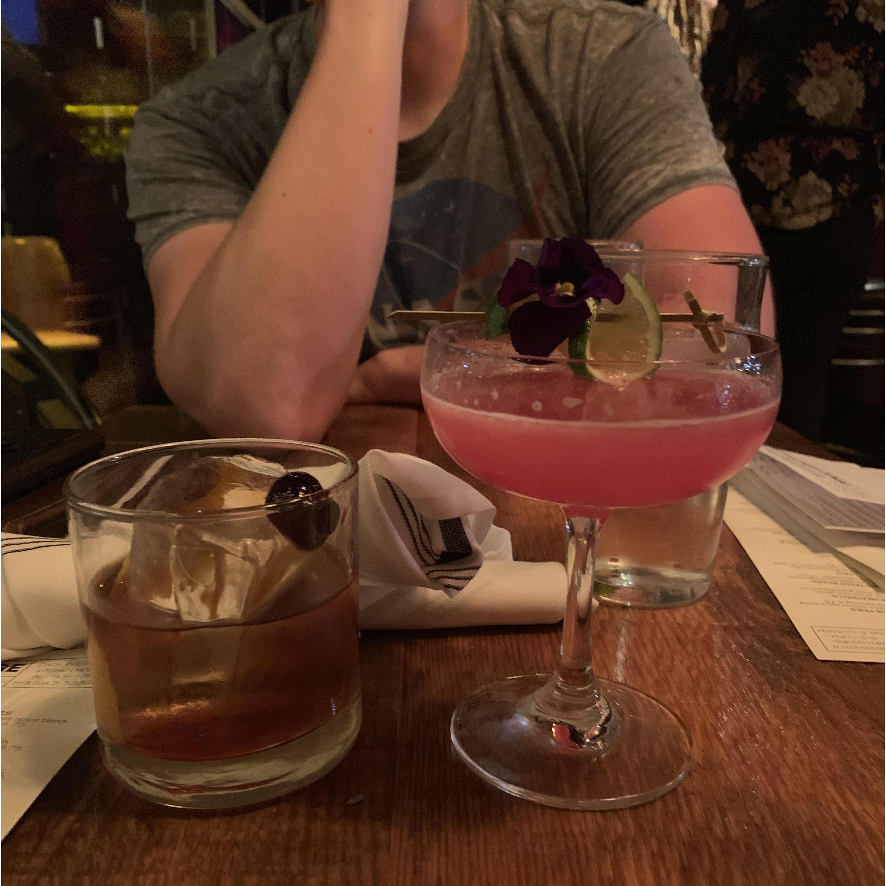 Our first date was going to the Egyptian Theater in Downtown Boise and then went to a bar near by called Red Feather. This was our last time going to the bar before we moved away from Boise!