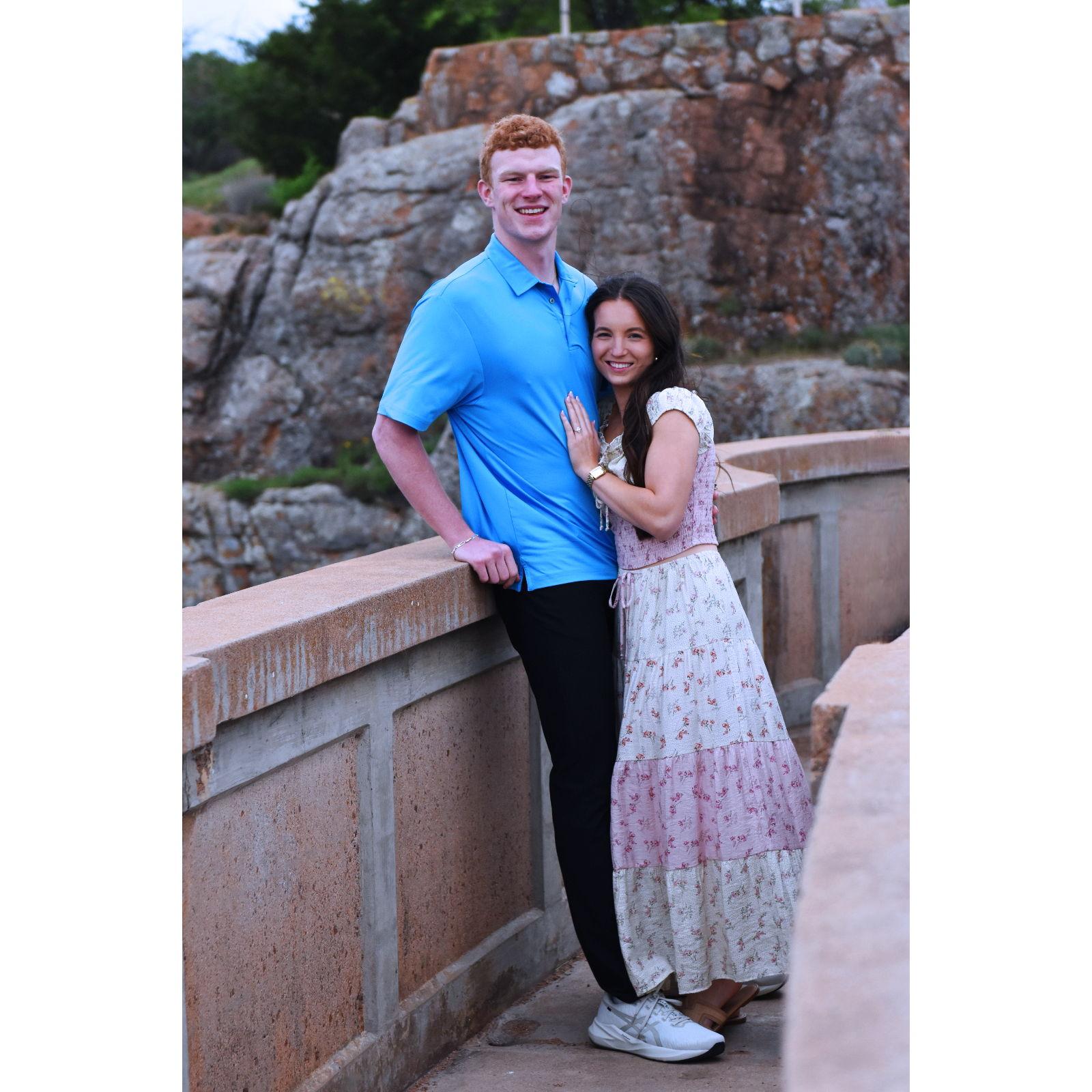 The day we got engaged!