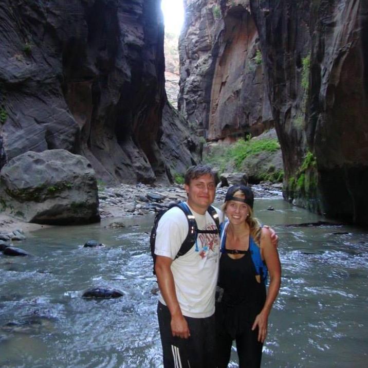 Hiking The Narrows in Zions National Park - August 2014