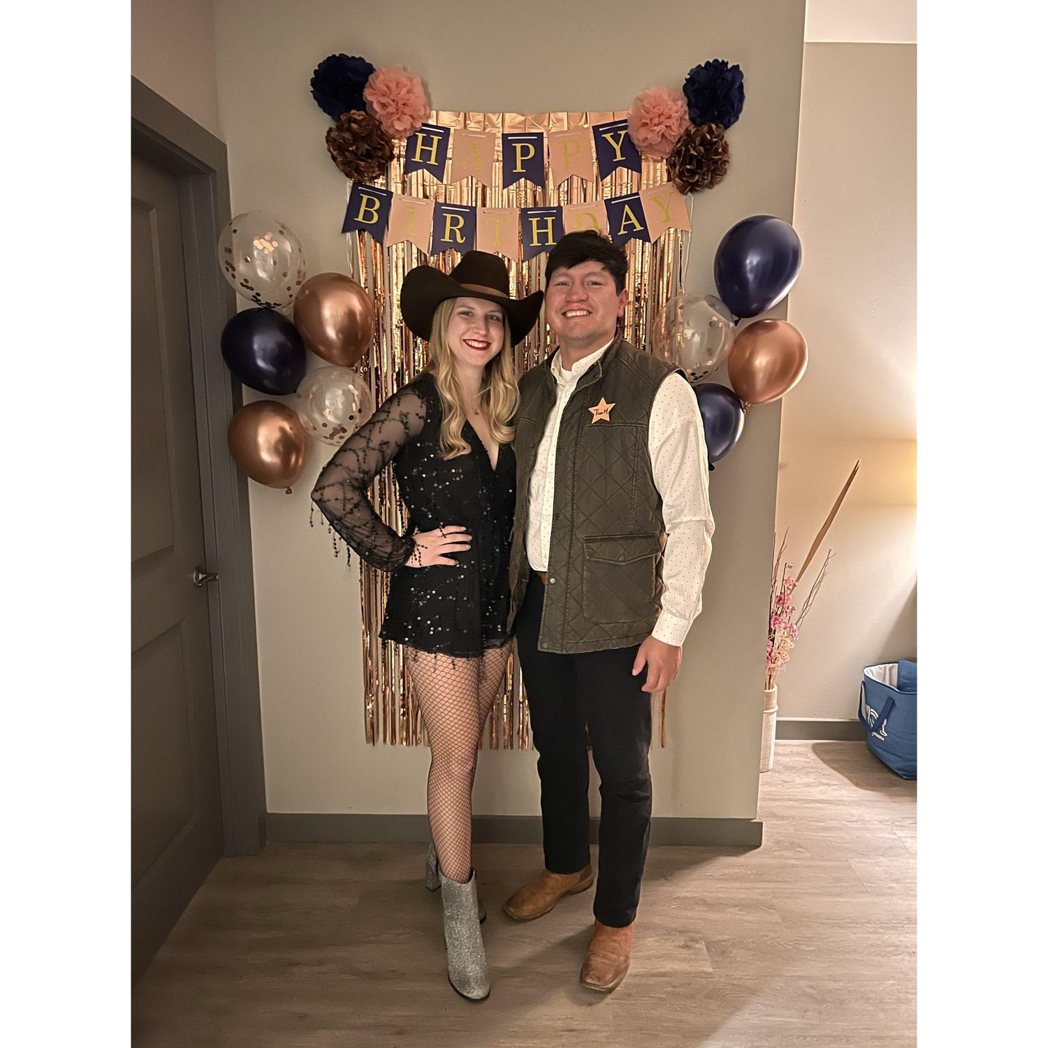 Sarah's Taylor Swift themed 25th birthday night (Roberto was Tim McGraw)