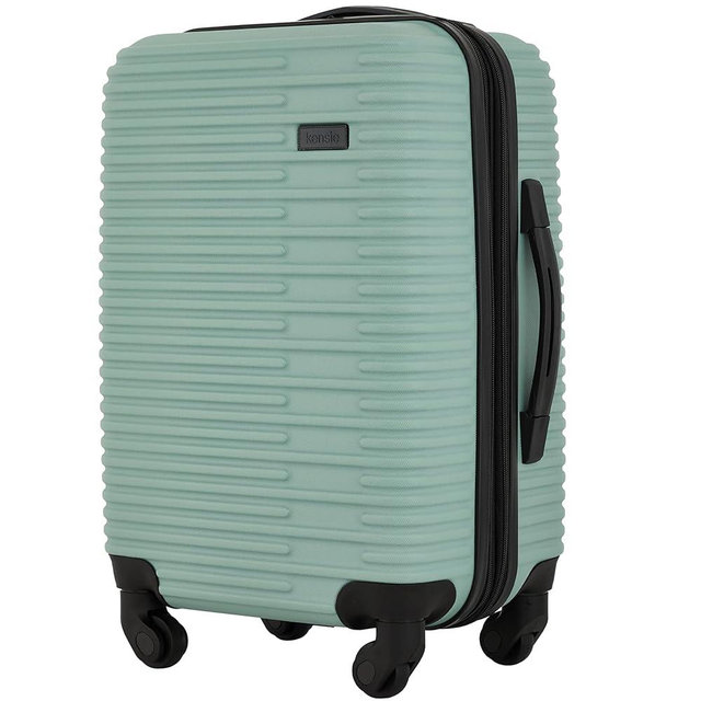 kensie Women's Hillsboro Luggage & Travel Bags Set, Green Granite, 20" Carry-On