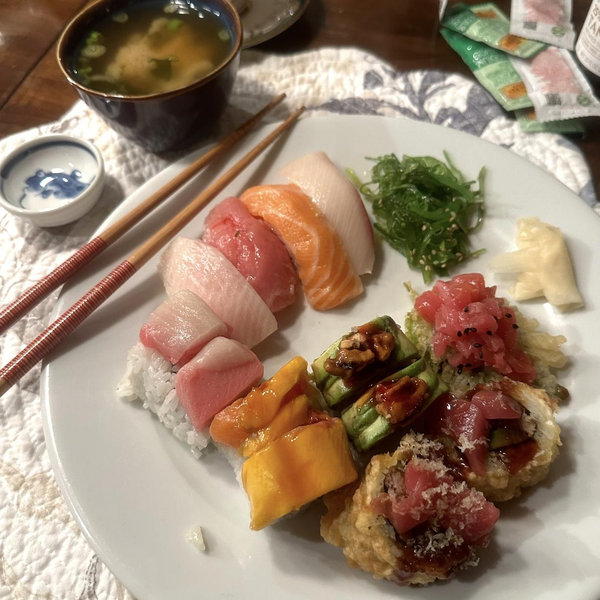Sushi dinner!