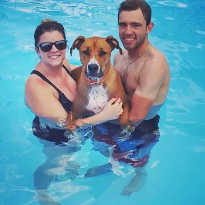 Becoming dog parents has been such an amazing adventure in our lives! Now we wouldn't have our life any other way. George is our boy and don't you worry, you will be able to catch him at the wedding!