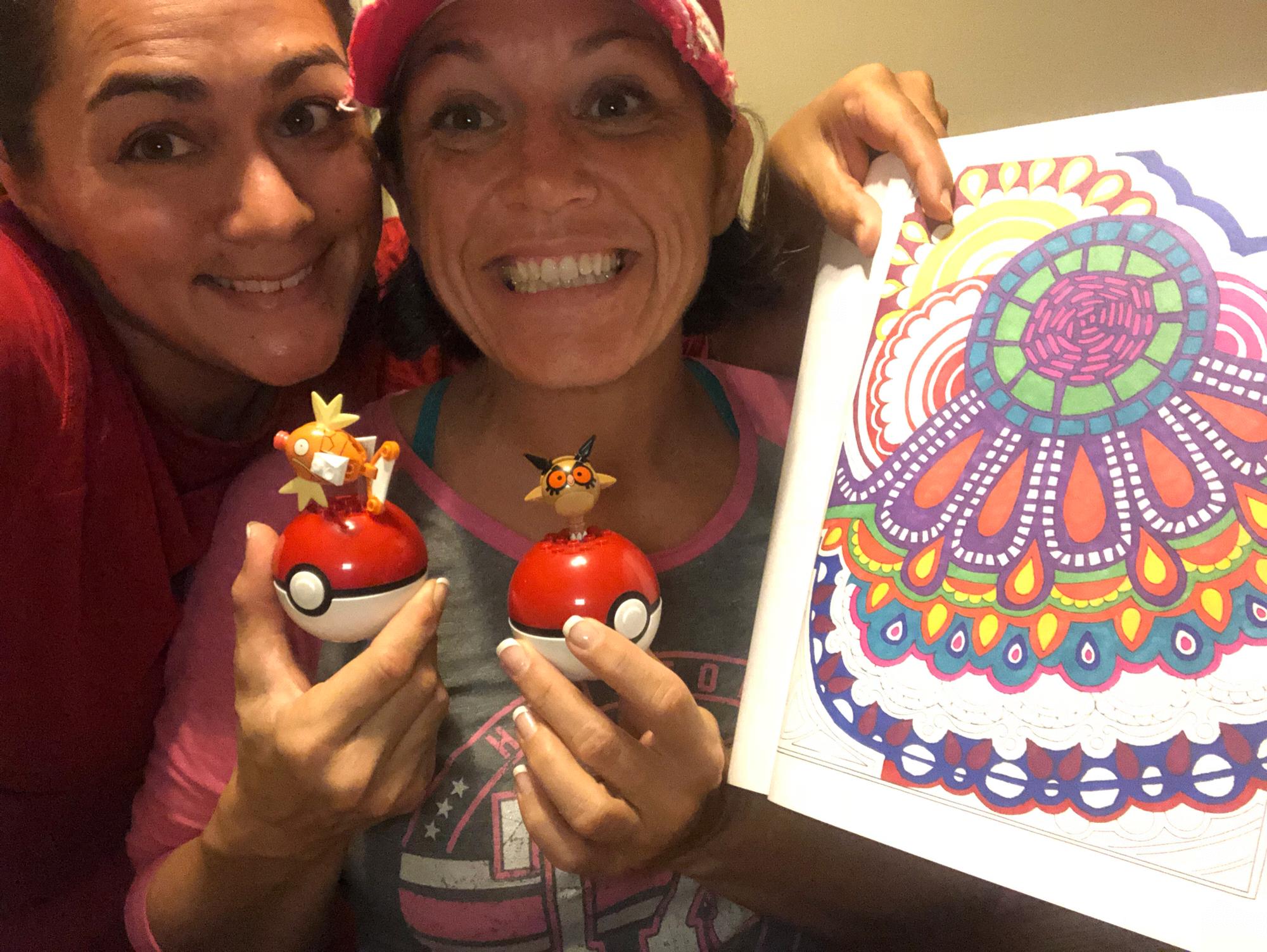Arts and Crafts nights make us both very happy.