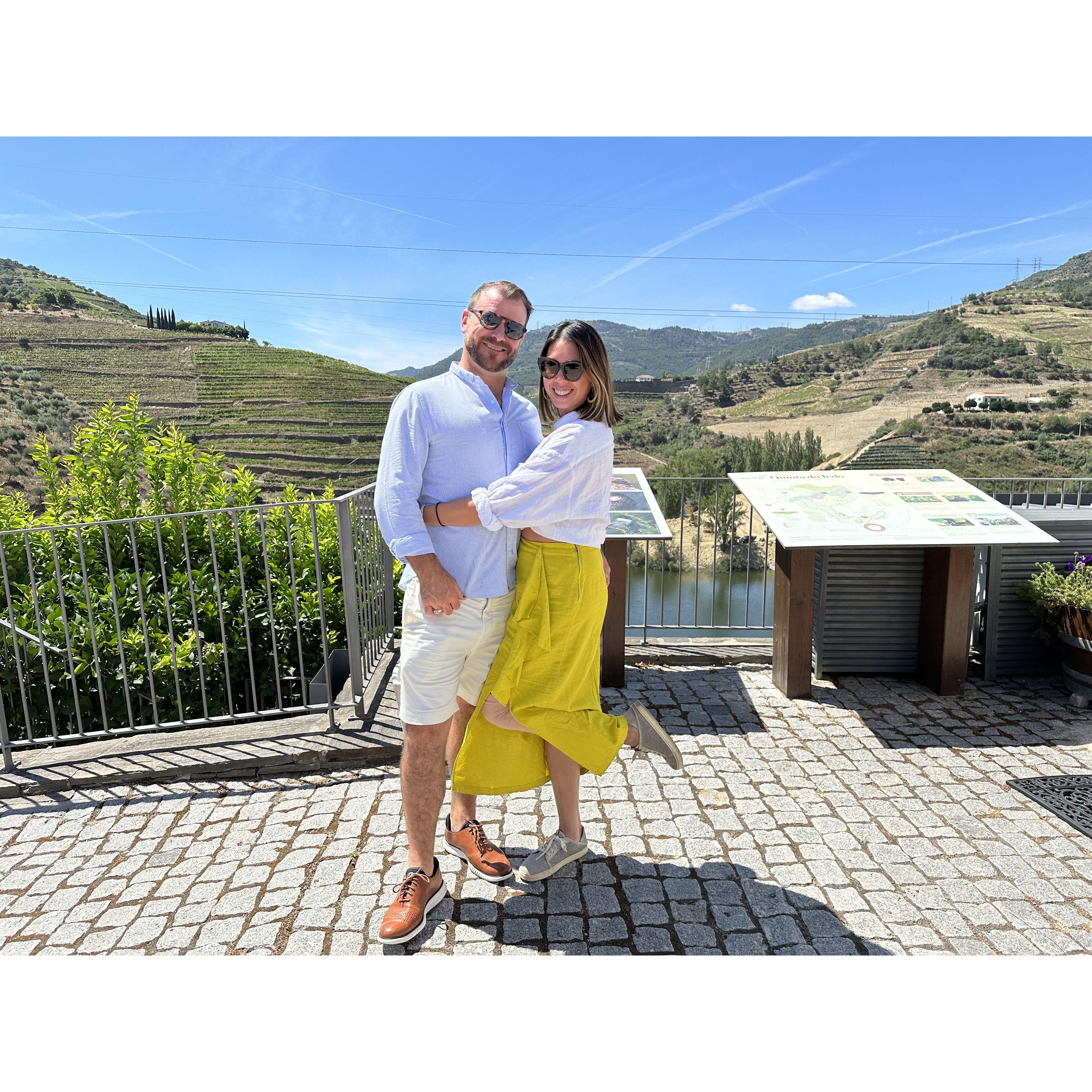 Wine tasting in the Douro Valley, Portugal