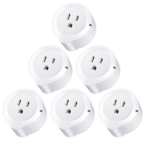 VeSync Smart Plug by Etekcity, 6 Pack Mini WiFi Outlets, Works with Alexa, Google Home & IFTTT, Remote Control from Anywhere, WiFi Energy Monitoring with Schedule Function, No Hub Required, ETL Listed