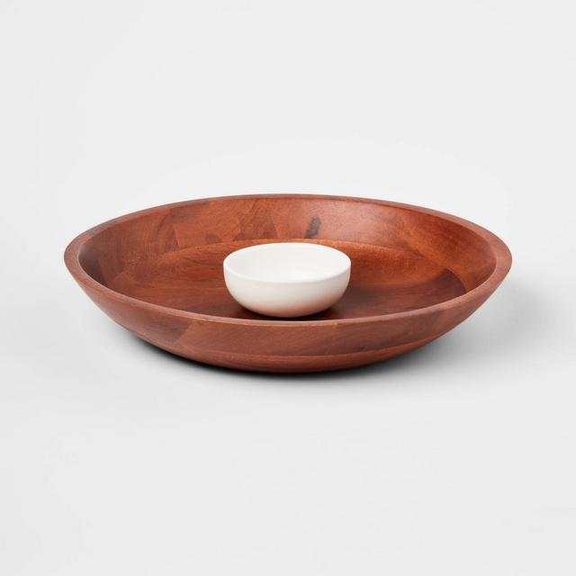 70oz Stoneware Westfield Serving Bowl White - Threshold™