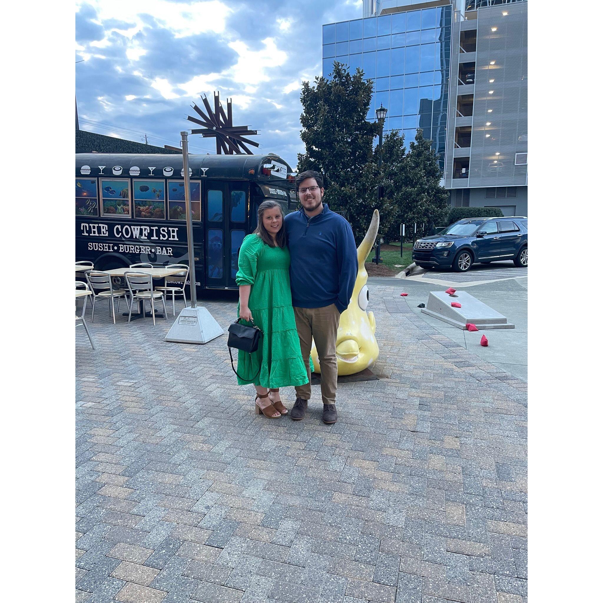 Birthday dinner for Alex