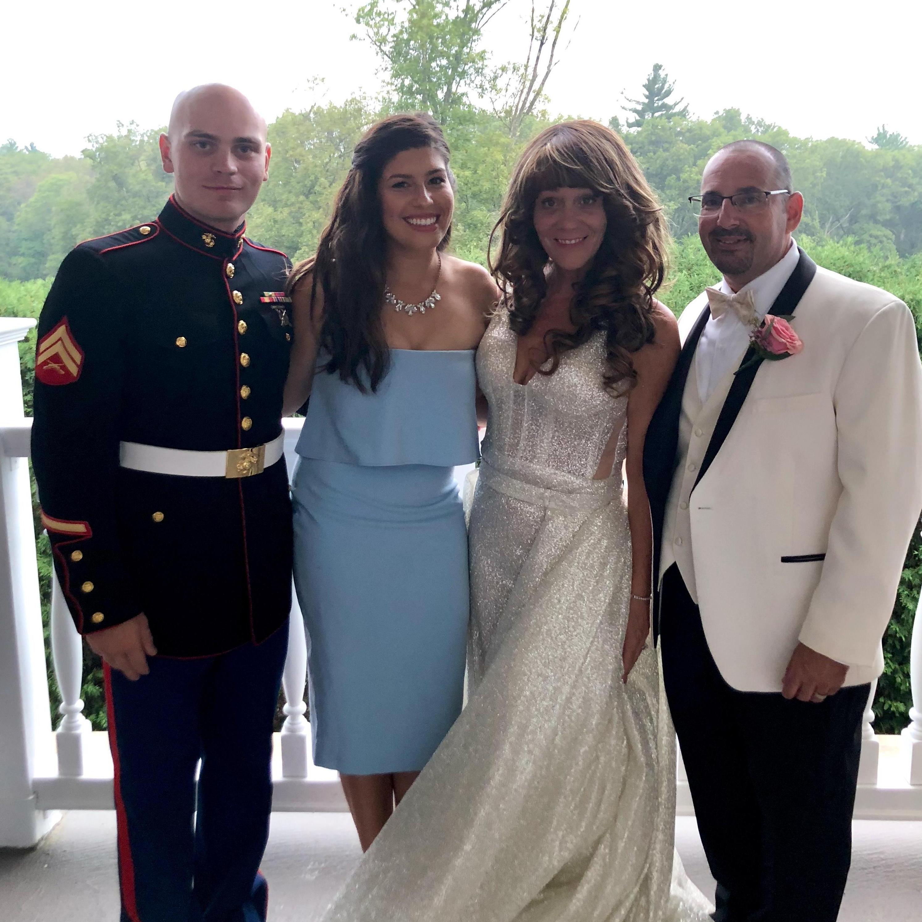 Mom & Stew's wedding, 2018