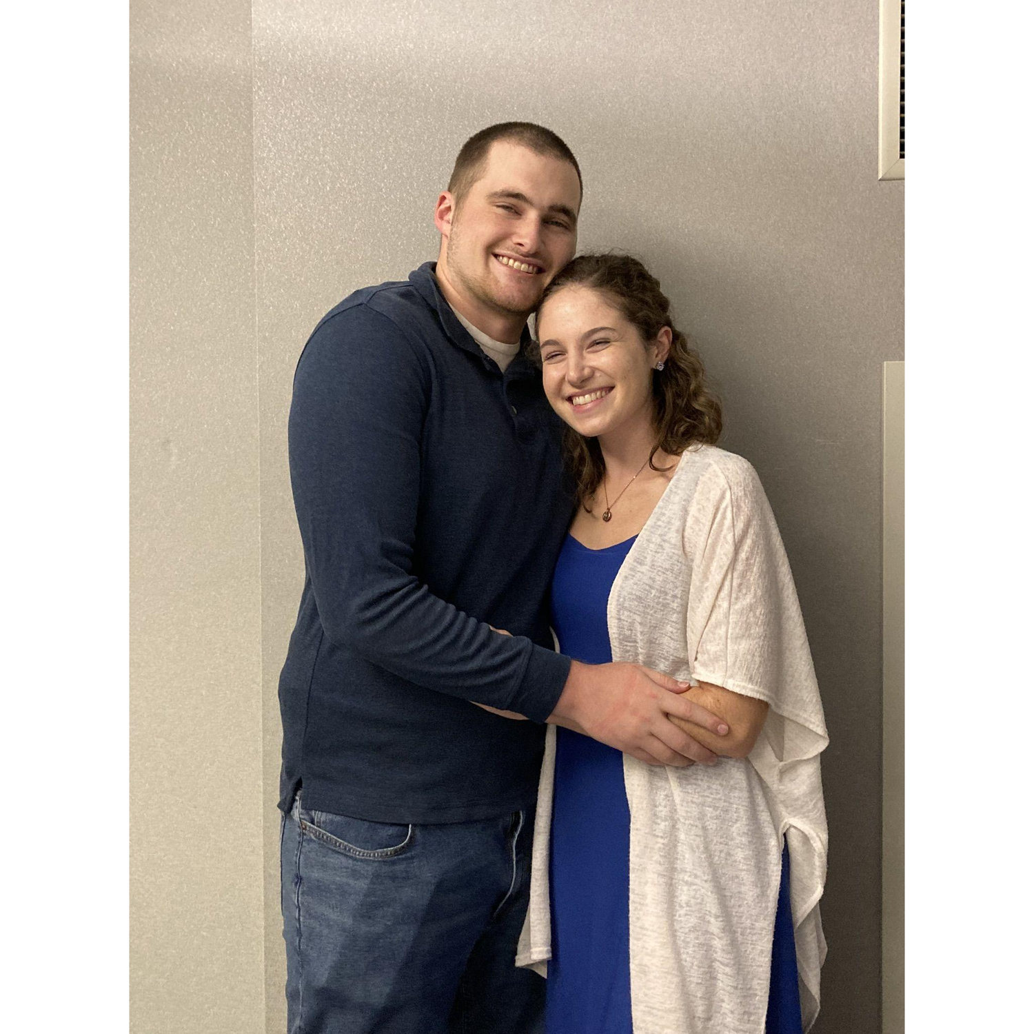 Our 5th anniversary date night, on our way to sushi (2022)