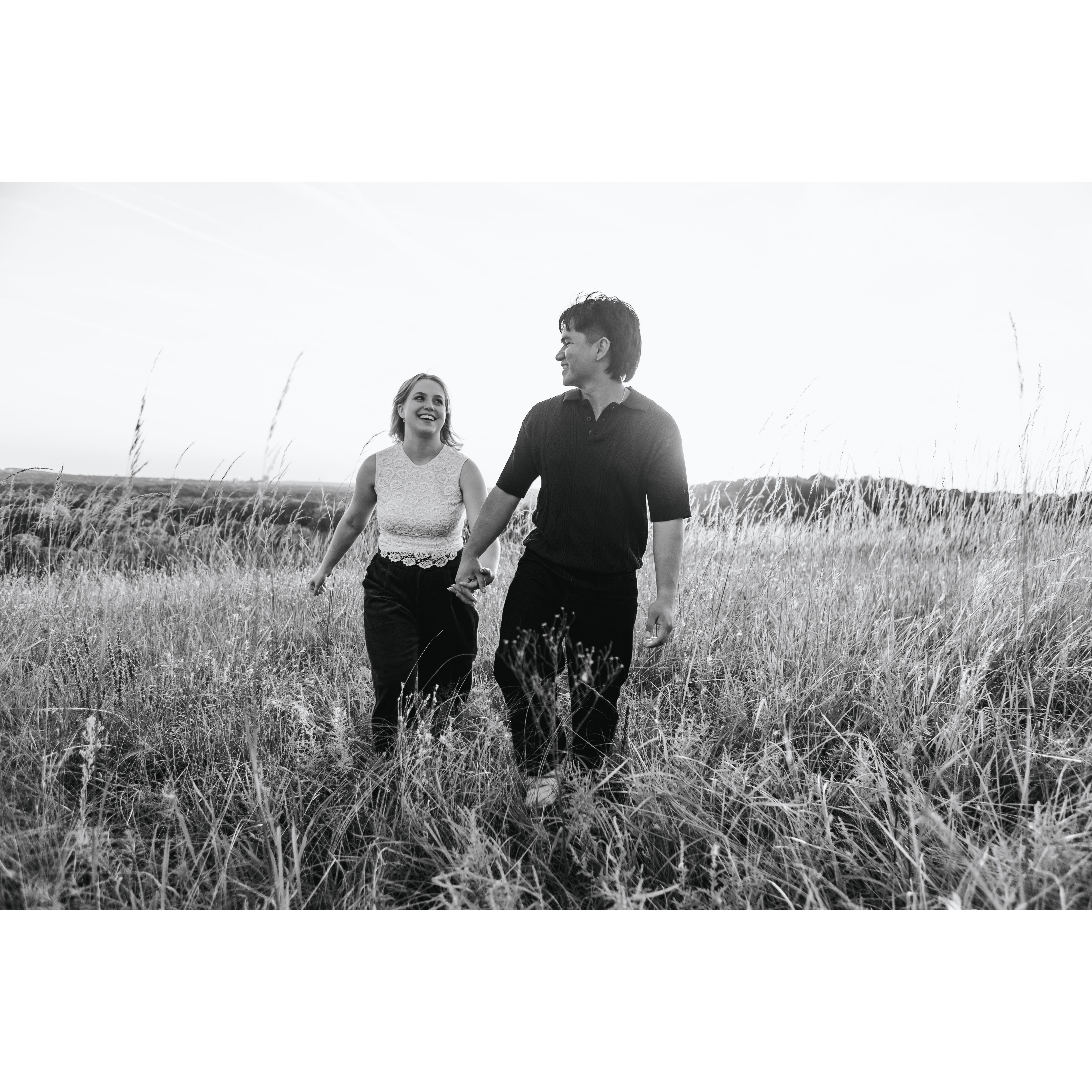 A favorite from our engagement photos, taken by Emma's dad