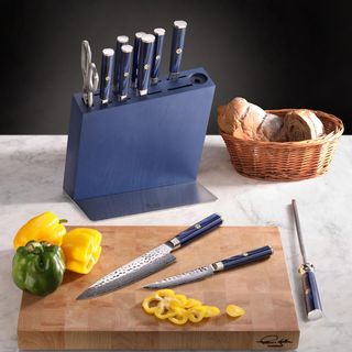 Kita Blue 12-Piece HUA Knife Block Set