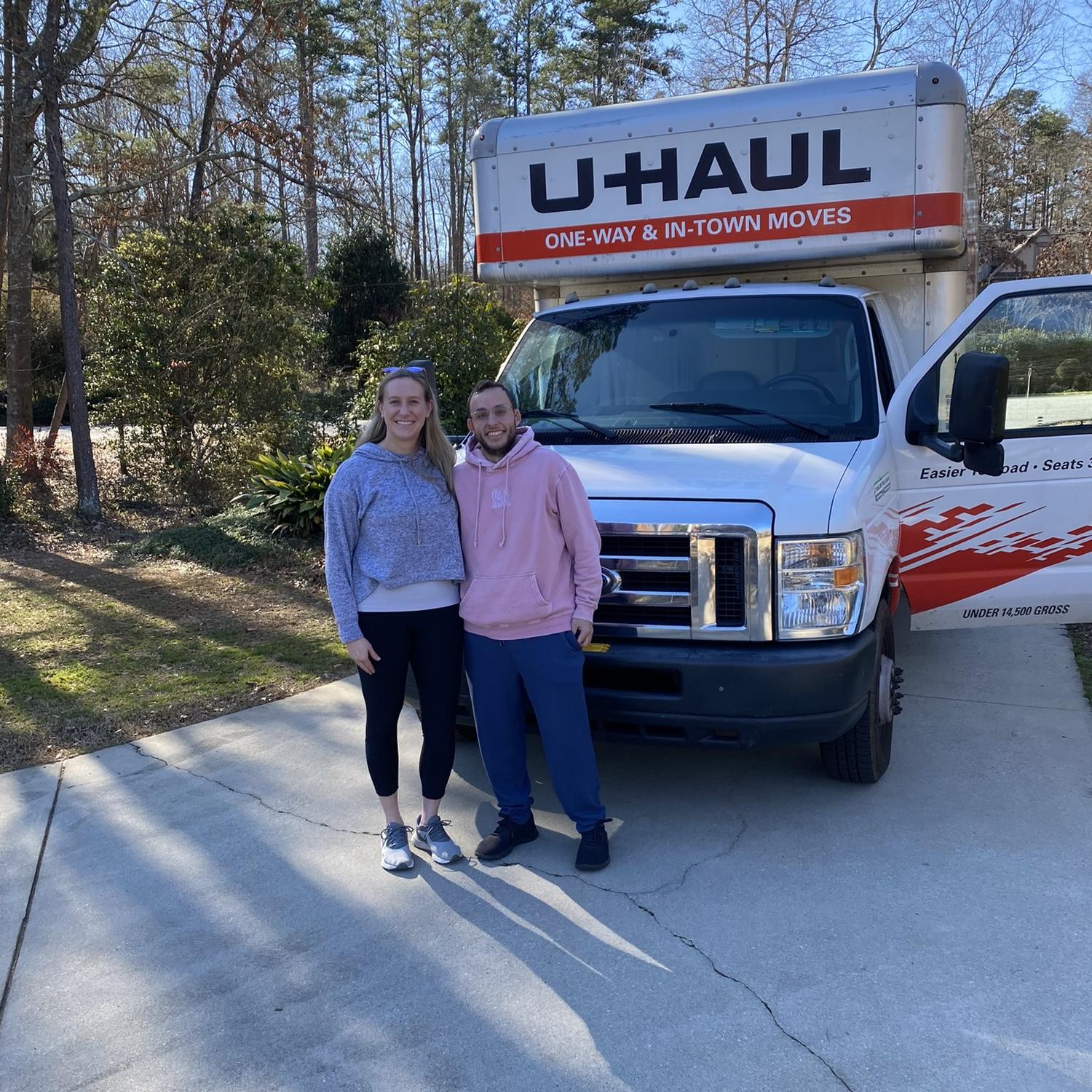 Before we made the drive for Heather’s move to New York!