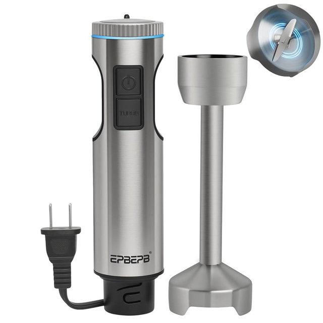 Handheld immersion Blender 11-Speed, 1000W Immersion Blender with Anti-Splash Design, Stainless Steel Blade for Blending Soup, Smoothies, Mayonnaise,Making Food Is More Convenient