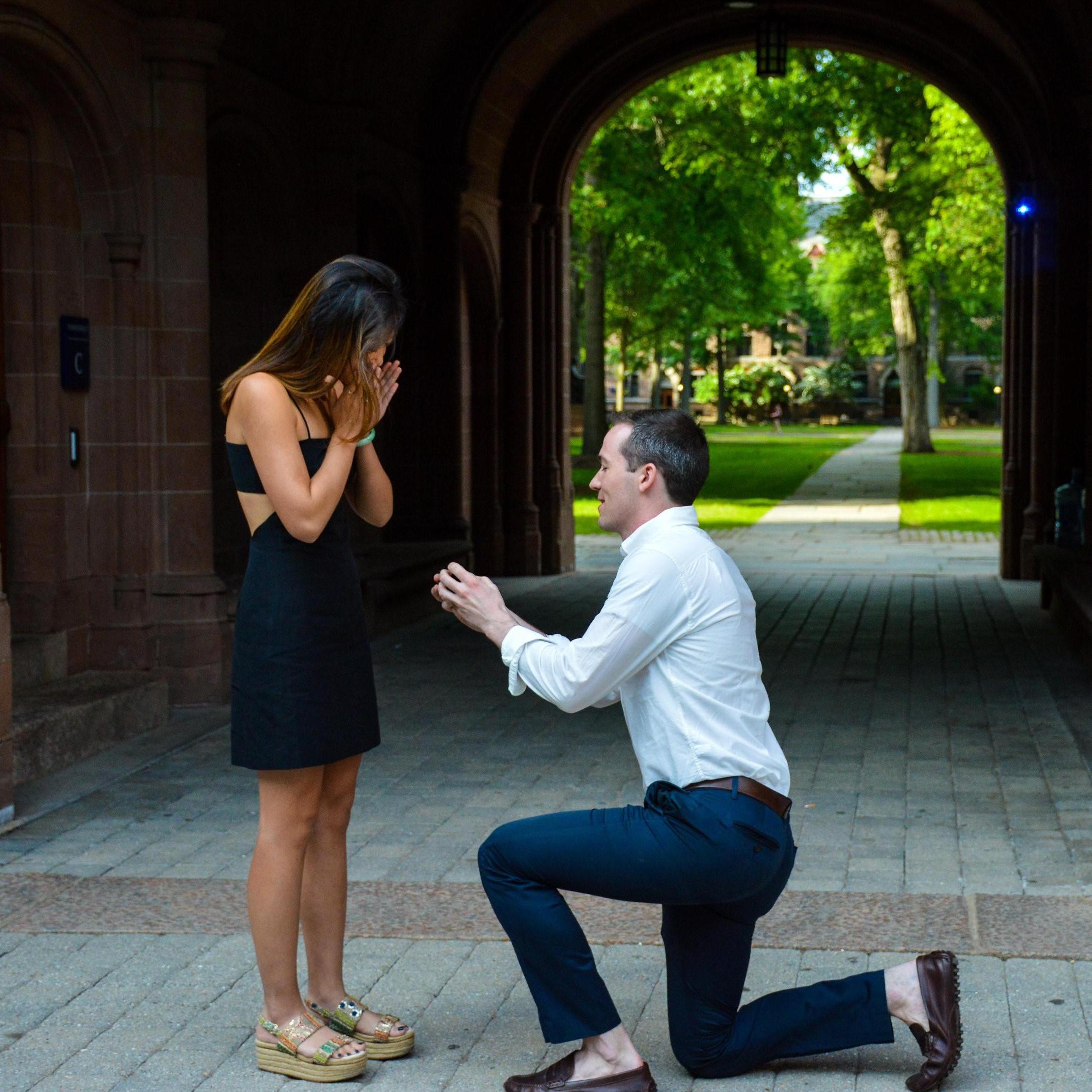 Speechless

(just kidding, he asked and she said yes!)
