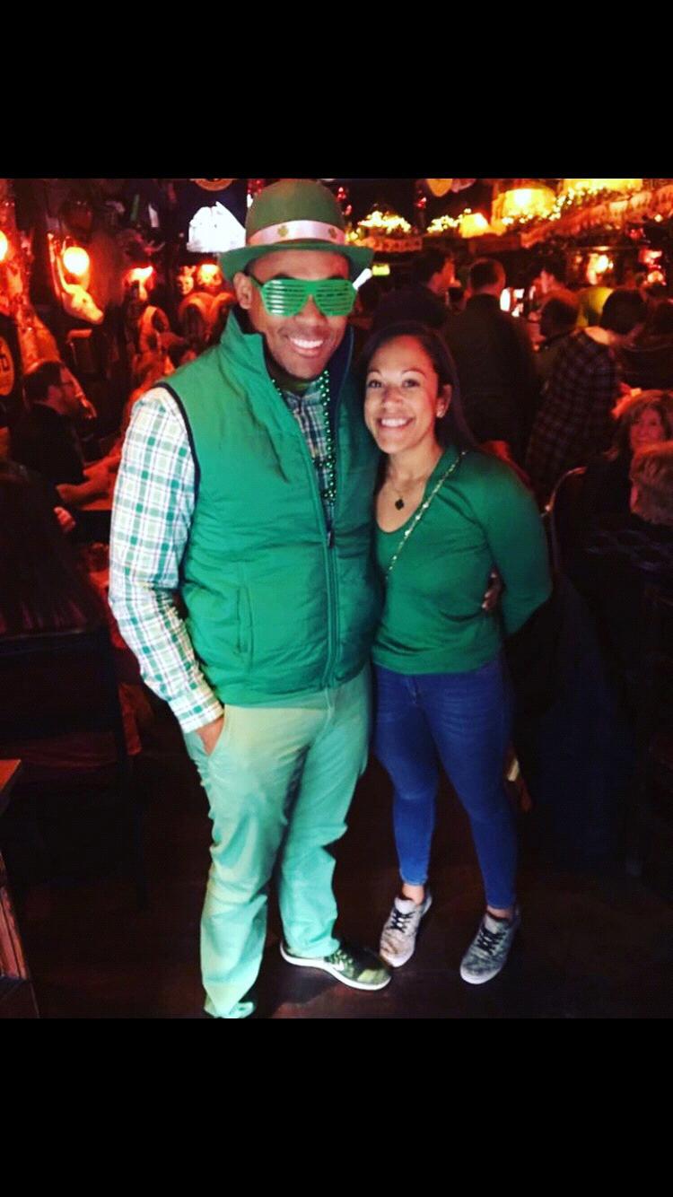 First trip together to Ireland on St Patty's Day.