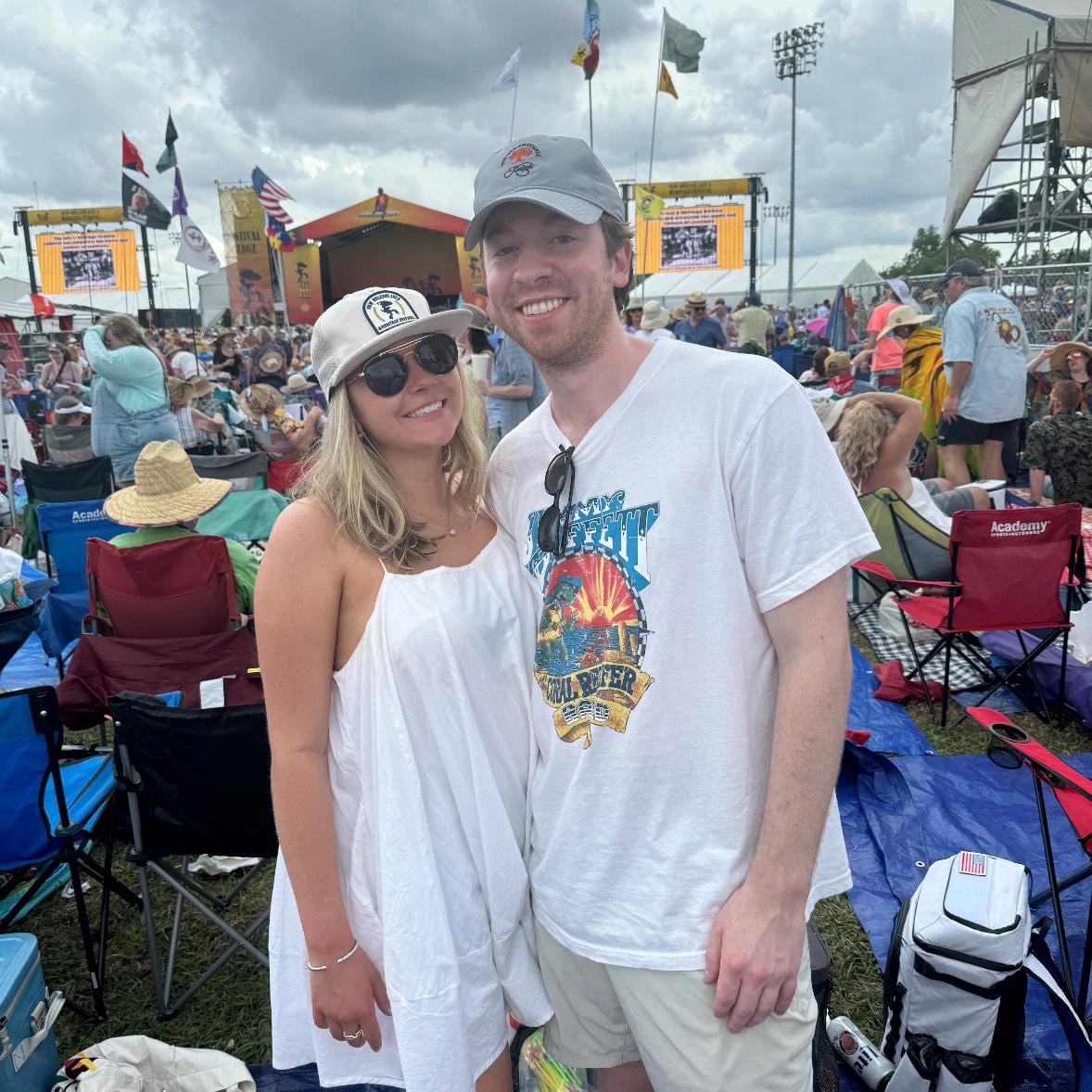 Gage’s first weekend back as a NOLA resident listening to his favorite artist’s band (RIP Jimmy Buffett)