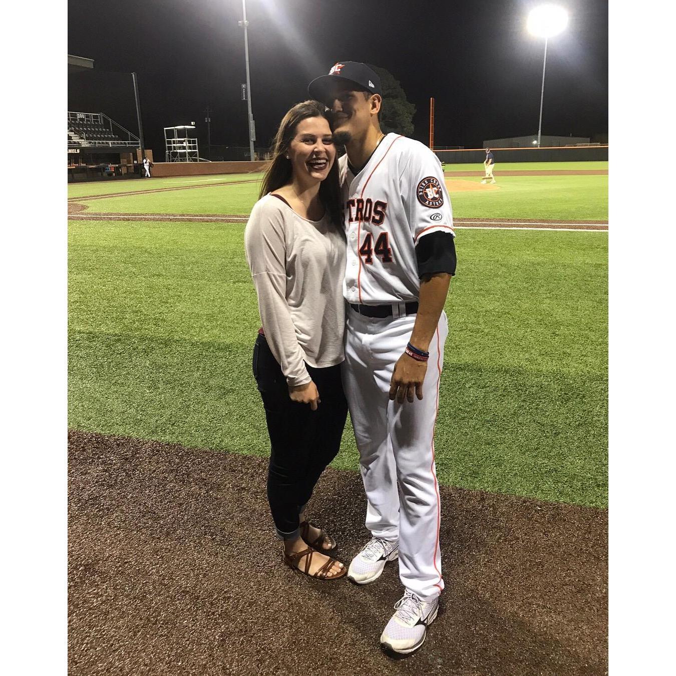 So many baseball pictures together!